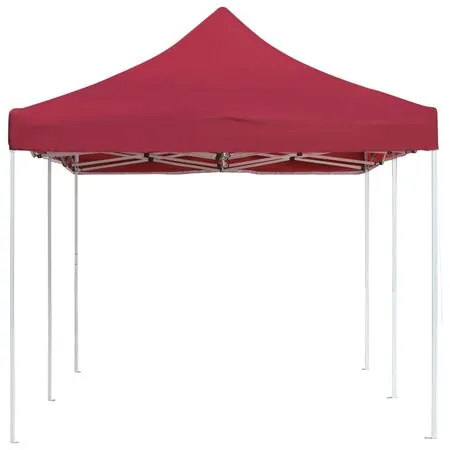  Cort de petrecere pliabil profesional, roșu vin, 6x3m, aluminiu