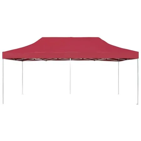  Cort de petrecere pliabil profesional, roșu vin, 6x3m, aluminiu
