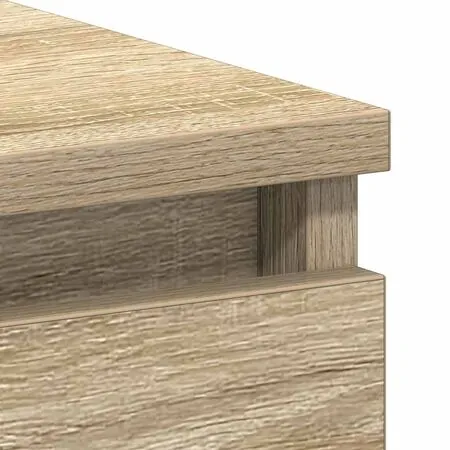  Birou, stejar sonoma, 90x45x76 cm, lemn prelucrat