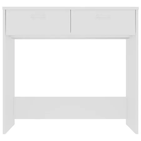  Birou, alb, 80x40x75 cm, lemn prelucrat