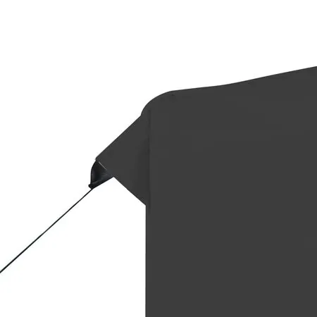  Cort de petrecere pliabil cu pereți, antracit, 3x3 m, aluminiu
