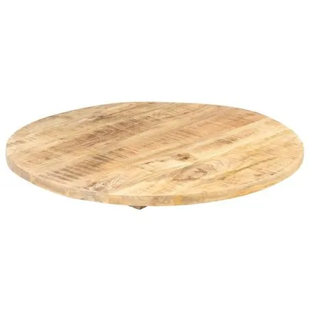  Blat de masă, 40 cm, lemn masiv de mango, rotund, 25-27 mm