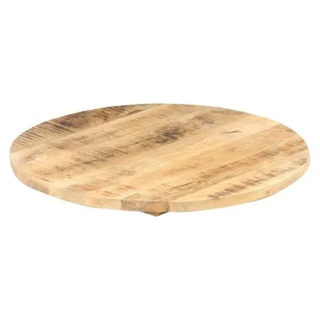  Blat de masă, 40 cm, lemn masiv de mango, rotund, 25-27 mm