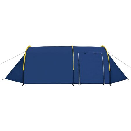  Cort de camping, 4 persoane, bleumarin/galben