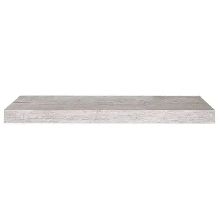  Raft de perete suspendat, gri beton, 60x23,5x3,8 cm, MDF