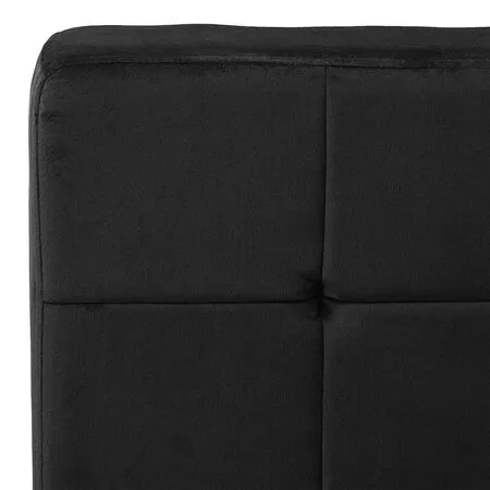  Scaun de relaxare, 65x79x87 cm, negru, catifea