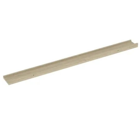  Rafturi de perete, 4 buc., stejar sonoma, 100x9x3 cm