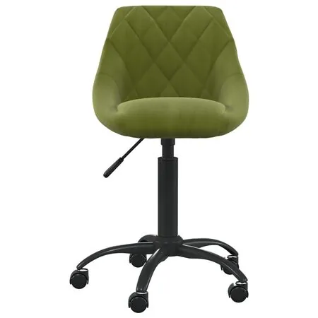  Scaun de bucătărie, verde deschis, catifea