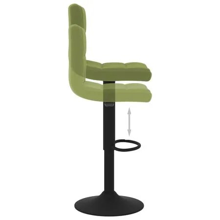  Scaun de bar, verde deschis, catifea