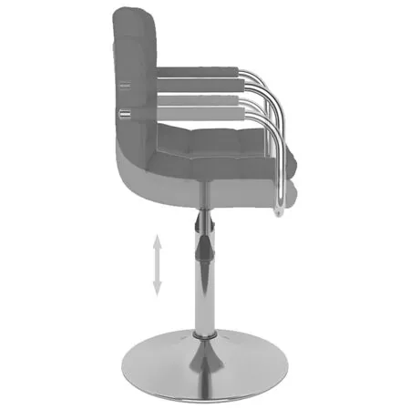  Scaun de bar, gri închis, material textil