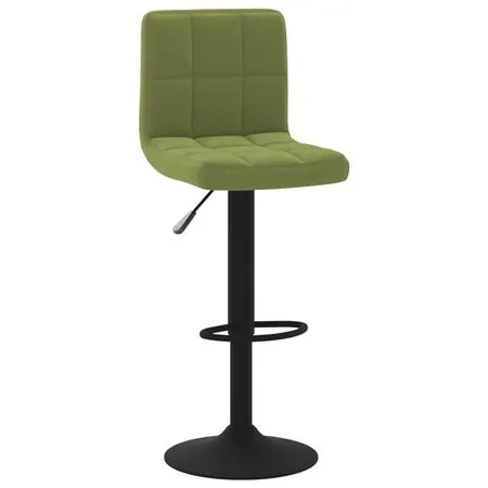  Scaun de bar, verde deschis, catifea