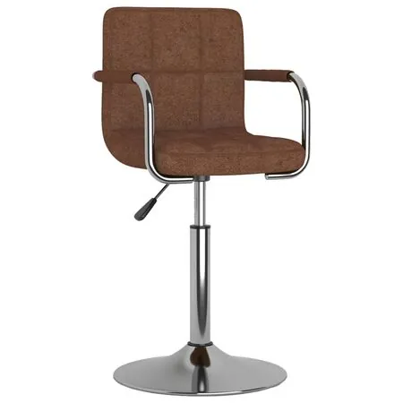  Scaun de bar, maro, material textil