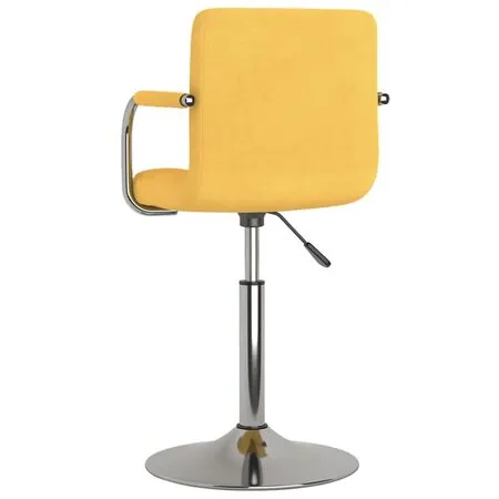  Scaun de bar, galben, material textil