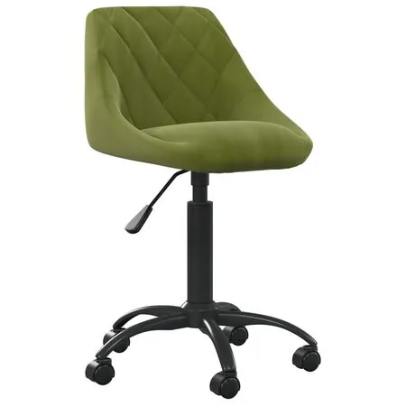  Scaun de bucătărie, verde deschis, catifea