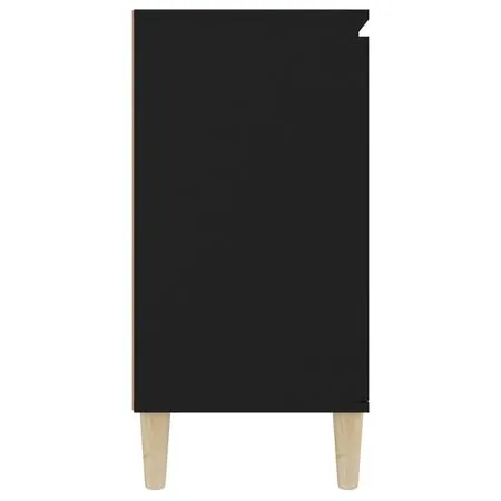 Servantă, negru, 101x35x70 cm, lemn prelucrat