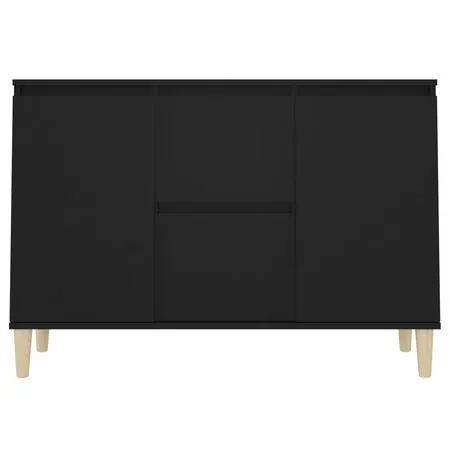  Servantă, negru, 101x35x70 cm, lemn prelucrat