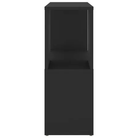  Bibliotecă, negru, 60 x 24 x 63 cm, PAL