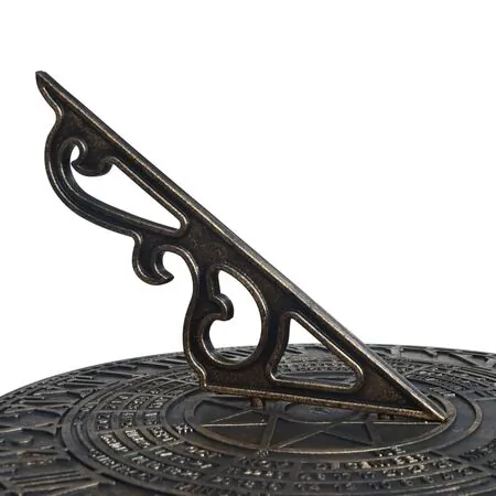  Cadran solar, bronz, 35,5 x 82 cm, plastic