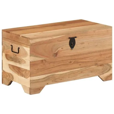  Cufăr de depozitare, lemn masiv de acacia