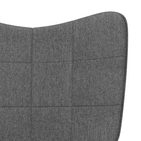  Scaun balansoar, gri închis, material textil