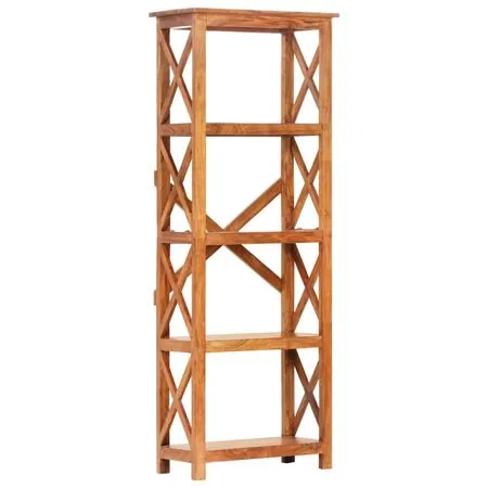  Bibliotecă, 60x30x160 cm lemn masiv acaciacu finisaj tip miere