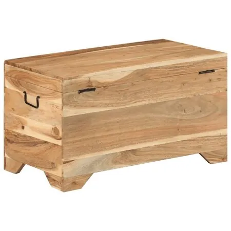  Cufăr de depozitare, lemn masiv de acacia