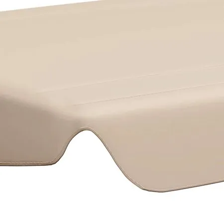  Copertină de rezervă leagăn grădină, bej, 150/130x105/70 cm