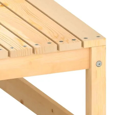  Set mobilier grădină cu perne, 2 piese, lemn masiv de pin