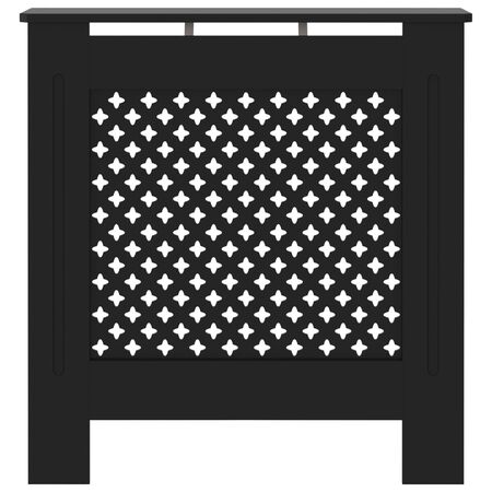  Mască pentru calorifer, negru, 78 cm, MDF