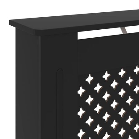  Mască pentru calorifer, negru, 78 cm, MDF