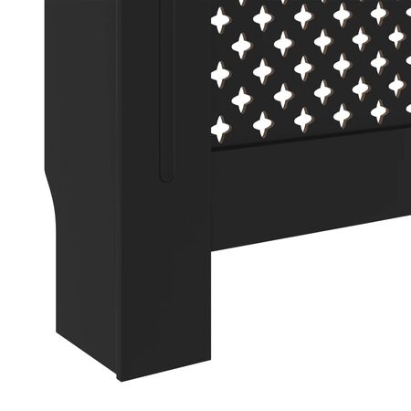  Mască pentru calorifer, negru, 78 cm, MDF