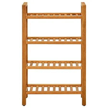  Pantofar cu 4 rafturi, 50x27x80 cm, lemn masiv de stejar