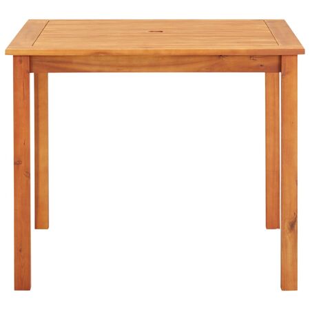  Set mobilier de exterior cu perne 5 piese, lemn masiv de acacia