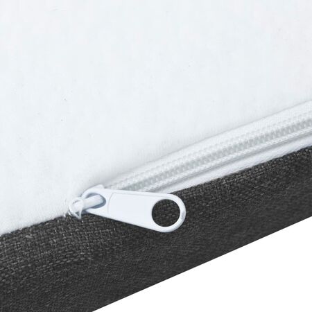  Pat continental, gri închis, 140x200 cm, material textil