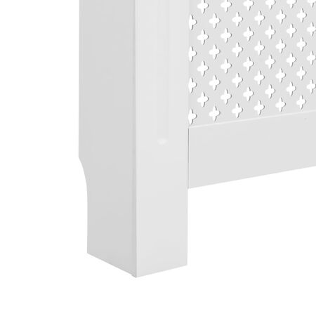  Măști de calorifer, 2 buc., alb, 152 x 19 x 81,5 cm, MDF