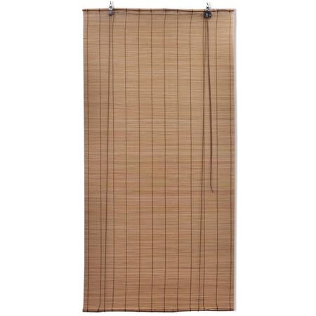  Jaluzele din bambus tip rulou, 2 buc., maro, 80 x 160 cm