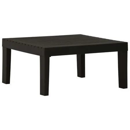  Set mobilier de grădină cu perne, 4 piese, gri, plastic