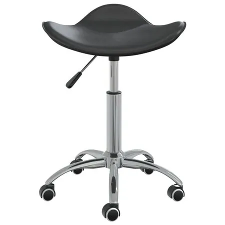  Scaun de birou, negru, piele ecologică