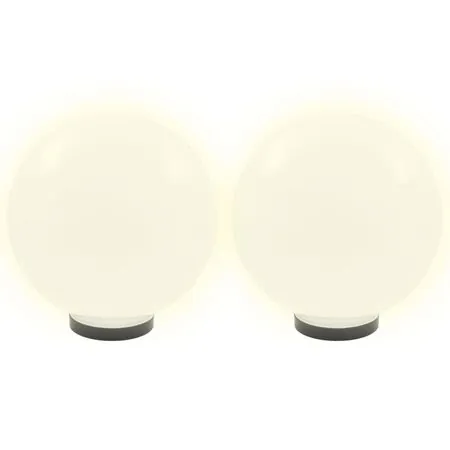  Lămpi glob cu LED, 4 buc., 30 cm, PMMA, sferic