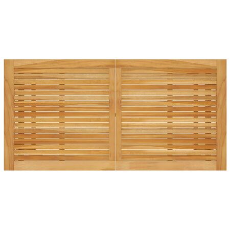  Set de masă pentru grădină, 5 piese, negru