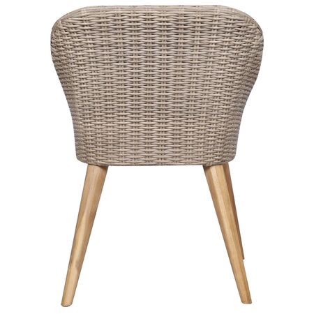  Set mobilier de grădină, 5 piese, maro