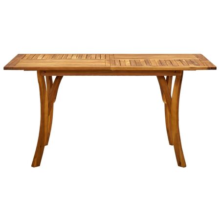  Set de masă pentru grădină, 5 piese, maro