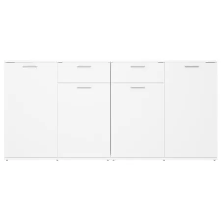  Servantă, alb, 160x36x75 cm, lemn prelucrat