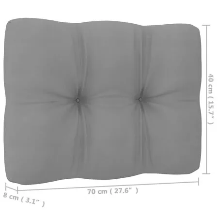  Set mobilier de grădină cu perne, 6 piese, lemn masiv de pin