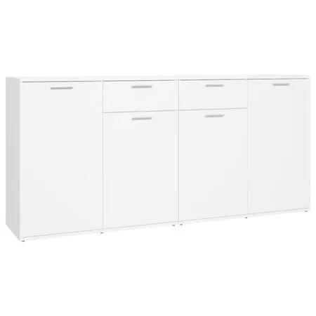  Servantă, alb, 160x36x75 cm, lemn prelucrat