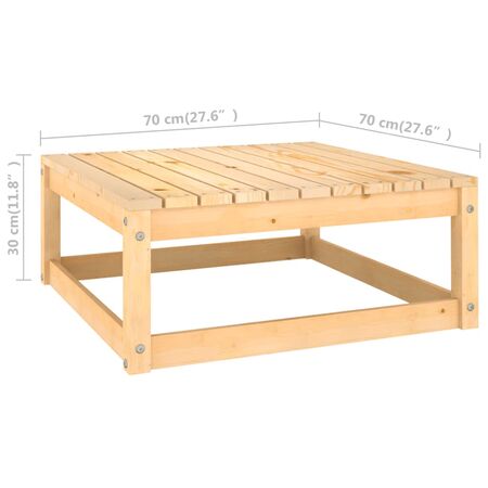  Set mobilier grădină cu perne, 10 piese, lemn masiv de pin