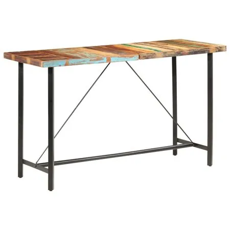  Set mobilier de bar, 9 piese, lemn masiv reciclat