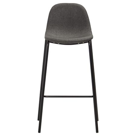  Set mobilier de bar, 5 piese, gri închis, material textil