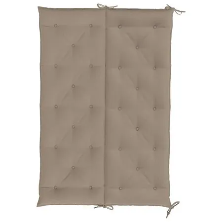  Pernă bancă grădină, gri taupe 150x(50+50)x7cm material oxford