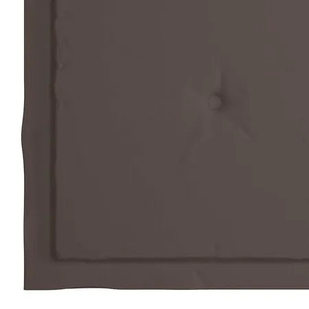 Set 8 bucati scaune pliabile de gradina cu perne, gri taupe